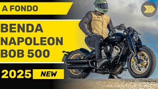 VIDEO PRUEBA BENDA NAPOLEON BOB 500 SOYMOTERO NET 2025 TEST MOTO CUSTOM NAKED FULLHD