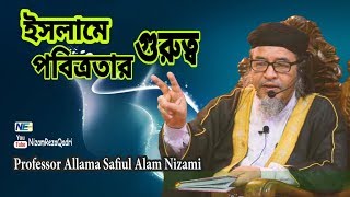 ইসলামে পবিত্রতার গুরুত্ব | আল্লামা মুহাম্মদ শফিউল আলম নিজামী | মিজানুর রহমান আজহারী মাহফিল