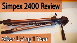 Simpex 2400 Reviews After Using 1 Year Hindi ¦ Best Budget Tripod hindi ¦ Under 1500 Tripod Unboxing