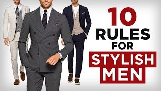 10 Style Rules EVERY Man Should Know (NO EXCEPTIONS) | RMRS Fashion Video Tutorial