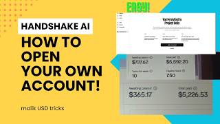 HOW TO OPEN A HANDSHAKE AI ACCOUNT! SIMPLIFIED!