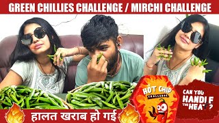 GREEN CHILLIES EATING CHALLENGE | MIRCHI CHALLENGE | Abhipreet Vlogs | Daily Vlogs