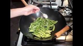 Stir Fried Sugar Snap Peas with Garlic Recipe