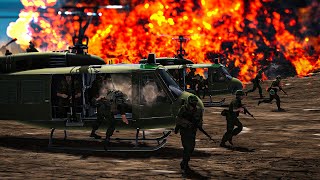 AIR LIFTED INFANTRY STORM SOVIET HILL! Custom Gates of Hell Battle