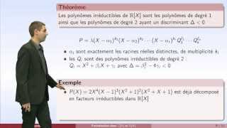 Polynômes - partie 3 : racine d'un polynôme, factorisation