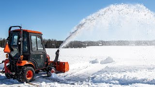 Kubota BX and GR Series Front Blowers! Let's Take a Look!