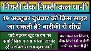 क्या मार्केट में कल बुधवार को ये तेज़ी जारी रह सकती है? Nifty \u0026 Bank Nifty Prediction for Wednesday