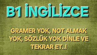 B1 İNGİLİZCE ( Video 23 ) DİNLE VE TEKRAR ET.KİTAP OKUR GİBİ DİL ÖĞRENECEKSİNİZ.