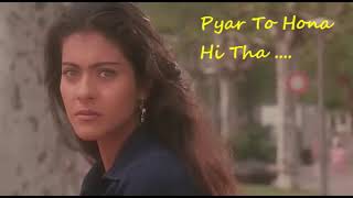 Pyar To Hona Hi Tha title song / Ajay Devgn / Kajol / Remo Farnandes / Jaspinder Narula / Love Song