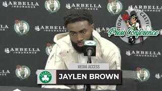 Jaylen Brown is PROUD of the Celtics | Celtics Postgame
