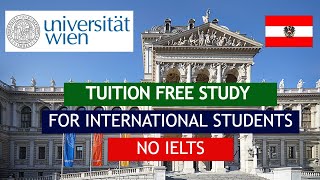Application Process for Tuition Free Study at the University of Vienna in Austria