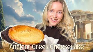 Baking Ancient Greek cheesecake!