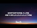 silver wham bam shang a lang lyrics