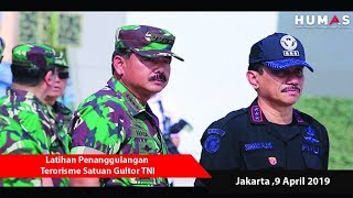 Latihan Penanggulangan Terorisme Satuan Gultor TNI