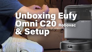 Unboxing Eufy Omni C20 Robot Vacuum Mop Combo