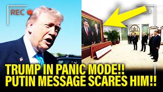 Trump PANICS as Putin’s MESSAGE SCARES HIM!!!