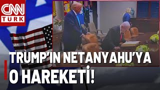 Trump'ın O Hareketi Dikkat Çekti! Trump Netanyahu'nun Emrinde Mi?