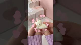 オーダー頂いたプー太郎を梱包します🐻 #キャンドル #asmr #candle #candlewrapping #giftwrapping #ラッピング #作業動画 #紙もの #梱包動画 #梱包