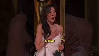 Michelle Yeoh inspiring Oscar speech after winning Best Actress