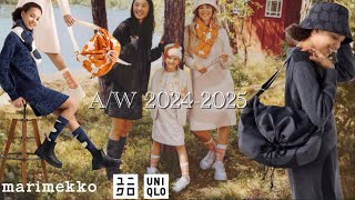 UNIQLO × marimekko🌼2024-2025 A/W collection 👗