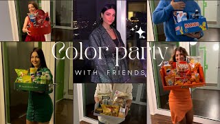 COLOR PARTY 🎉 WITH FRIENDS/ 👯‍♀️ خرید لباس برای پارتی 👗🛍️ / پارتی رنگی با دوستام