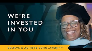 Believe & Achieve Scholarship™ | See How to Qualify | Walden University