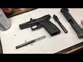 how to clean a springfield xdm 9mm semiautomatic pistol. disassemble clean lube and reassemble.