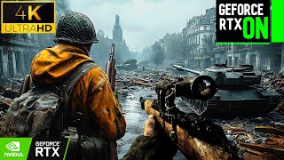 BATTLE OF AACHEN | REALISTIC ULTRA GRAPHICS GAMEPLAY COD WW2 4K60FPS