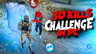 SOLO VS SQUAD 👽 30 Kills CHALLENGE in PC 🪐