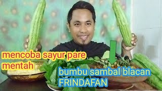 sayur mentah pere bumbu belacan ala Frindavan#malaysianmukbang #fypシ゚viral #indonesia