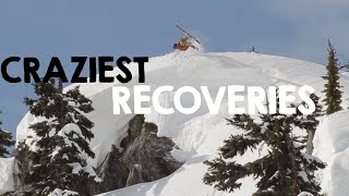 The Craziest Pro Skier RECOVERIES // Near Crash Saves