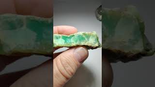 Chrysoprase. A green colored Chalcedony from Australia.