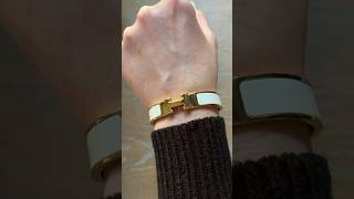 $840 Vs $20 AMAZON DUPE Hermes H Click #shorts #amazon #dupes #hermes #hiddengems #bracelet #asmr