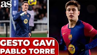 El PRECIOSO GESTO de GAVI con PABLO TORRE que desveló FLICK tras el Barça-Valencia