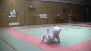 柔道JUDO、高速フットワークで一本背負い！毛呂道場byてる先生(H30.6.18)