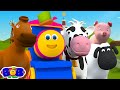 Bob The Train Went To The Farm + More Nursery Rhymes & Baby Songs