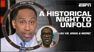 Stephen A. & Shannon Sharpe think THIS about LSU vs. Iowa 👀 | First Take