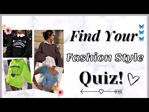 Find Your Fashion Style Quiz🤍|2021 Aesthetic Quiz - YouTube