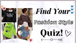 Find Your Fashion Style Quiz🤍|2021 Aesthetic Quiz