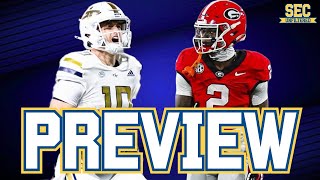 Georgia vs. Georgia Tech PREVIEW \u0026 PREDICTIONS | 2024 SEC Football