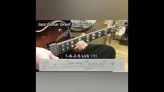 【TAB】Grant Green Jazz Guitar 1625 Licks (1) #shorts