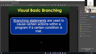 COMPFP1 - Visual Basic Branching ( Part 2 )