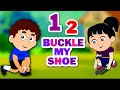 One Two Buckle My Shoe Action Song |  Numbers Song | One, Two Nursery Rhymes #kidssong #rhymes