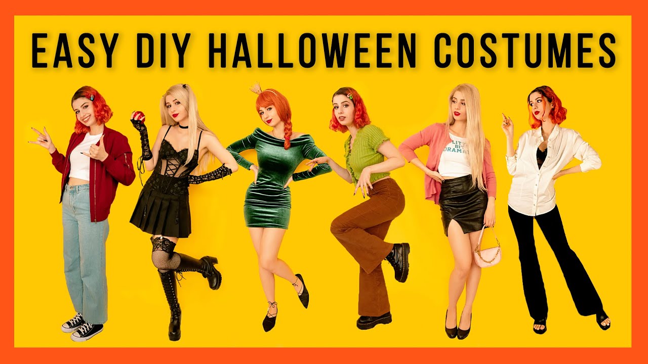 8 EASY Pop Culture Halloween Costumes (last Minute, Cheap & DIY!) - YouTube