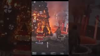 NATO Backed Uzbek Islamist Settlers Burn Christmas Tree In Hama After Receiving Syrian Citizenship