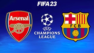 FIFA 23 | Arsenal vs Barcelona - Champions League UEFA - PS5 Gameplay