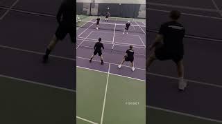 Quick Close to Win the Point #pickleball #pickleballclips #pickleballhighlights #pickleballshorts