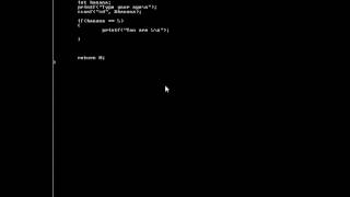 C and Cygwin Tutorial 5: Else if and Else