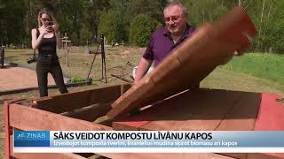 ReTV: Līvānu kapos veidos kompostu