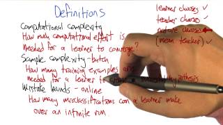 Definitions - Georgia Tech - Machine Learning